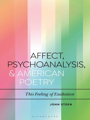 cover image of Affect, Psychoanalysis, and American Poetry